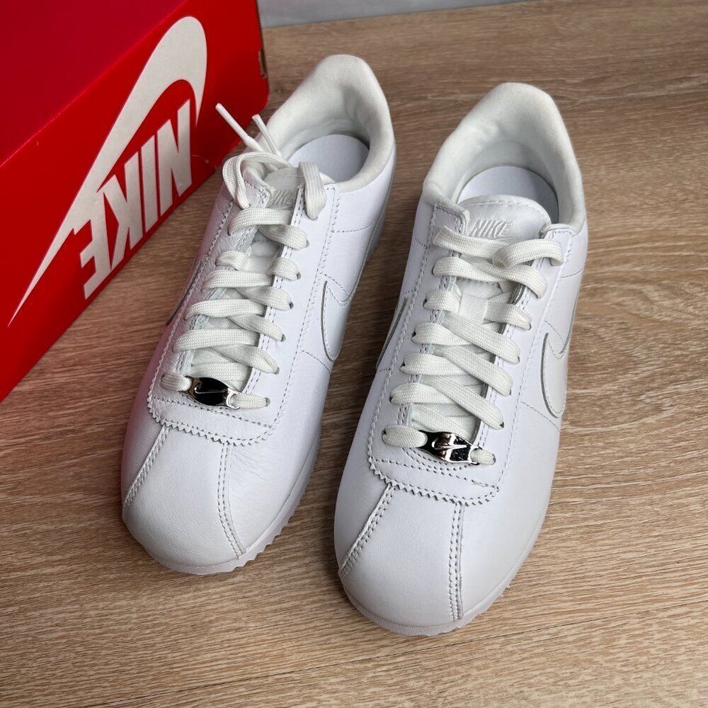 Nike Cortez 23 Premium Triple White Women - Picture 7 of 8
